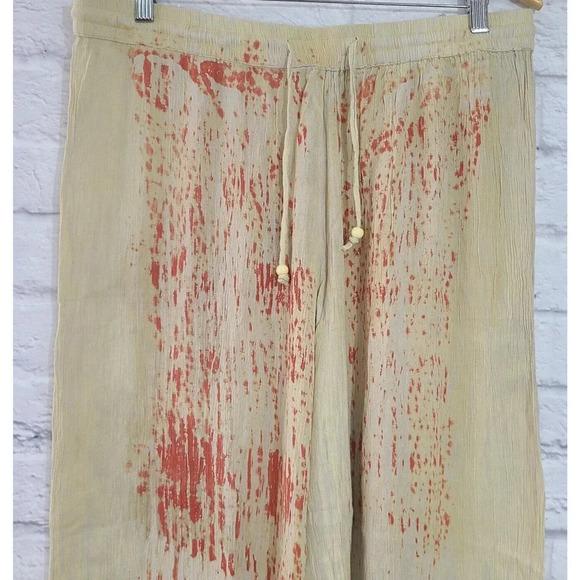 ETC by Lazy Daisy Casual Palazzo Pants Women's Plus Size One Size Pull On Boho - Picture 4 of 8